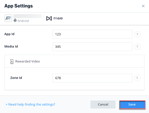 ironsource-maioapp-settings